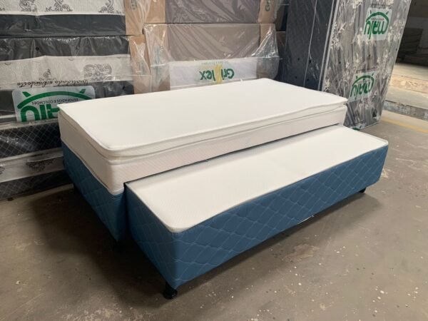 Cama Box de Solteiro com auxiliar Espuma D28: Conforto que Dura
