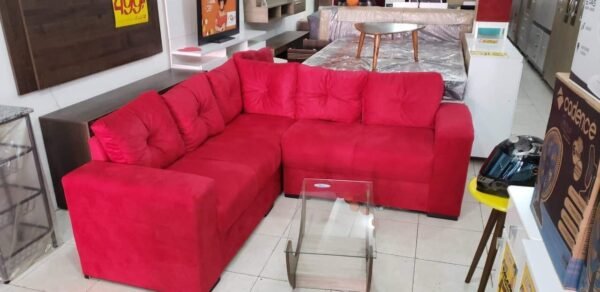 Sofá de Canto STAR 2 Peças com Espuma D28 – Conforto e Elegância na Sua Sala