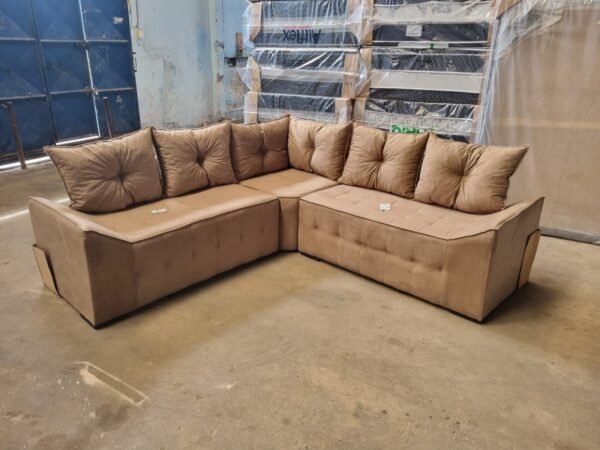 Sofá de Canto CHARME 3 Peças: Durabilidade e Estilo em Sua Sala de Estar