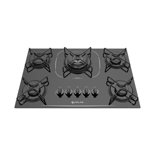 COOKTOP GAS 5Q ATLAS TC AGILE UP GLASS - Image 2