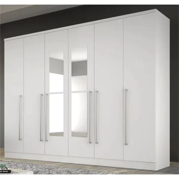 Guarda Roupa Casal 6 Portas 8 Gavetas Sevilla