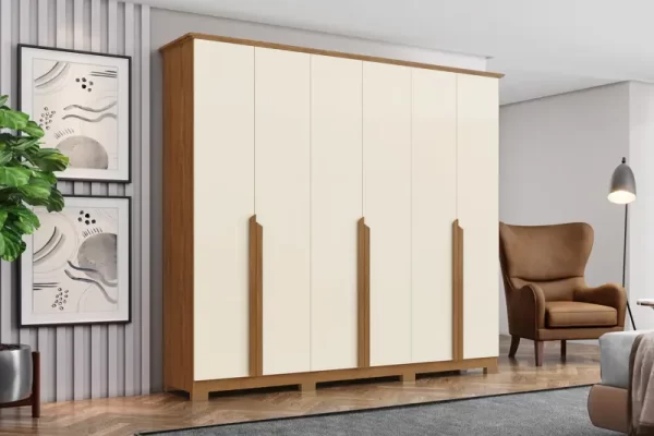 Guarda Roupa 6 Portas E 6 Gavetas Andréas - Henn