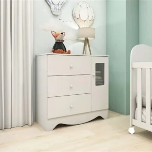 COMODA BEN 1 PORTA BRANCO