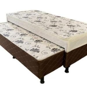 Cama Bibox Solteiro Conjugada com Auxiliar