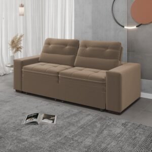 Sofá Retrátil e Reclinável Alabama  - Nordeste Flex