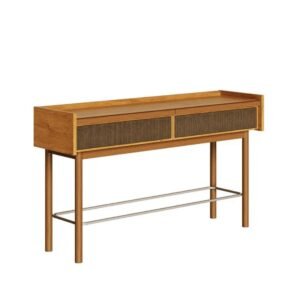 Aparador Dune Nature 1.4 com 2 Gavetas e Arco de Aço - Imcal