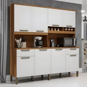 Armário de Cozinha Kit Cabernet Prime 100%MDF,   - Ronipa