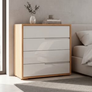 Cômoda 4G Robel Concept PUX Cava Freijo/Off White Liso 100% MDF