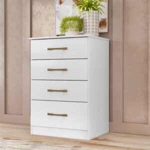 Cômoda para Quarto Com 4 Gavetas Moval MS913