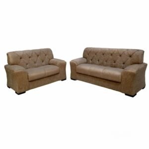 Conjunto de Sofá 2x3 Lugares Caribe  Capitonê Masterflex