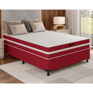 Cama Box Casal Zeus (Colchão + Base)