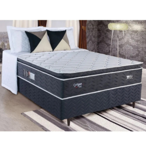 Cama Box Casal com Colchão Vogue
