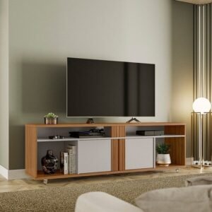 Rack para TV até 70 Polegadas NT 1290 Notável Móveis Freijó Trend/Off White Tx