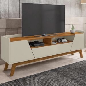 Rack Sala Florença para Tv até 70 Polegadas com Pés Madeira Bechara