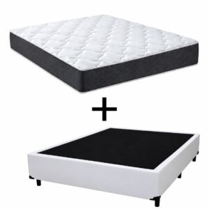 cama box casal ( base + colchão )
